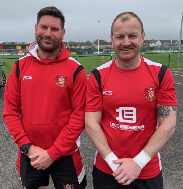 Lee Riley and Steve Martin - coaches went out in style for The Mariners Lee Riley and Steve Martin - coaches went out in style for The Mariners